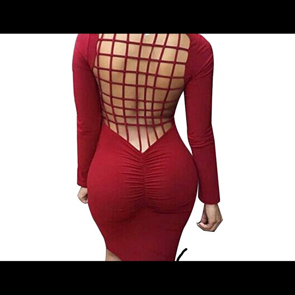 🔥 Red winter Dress